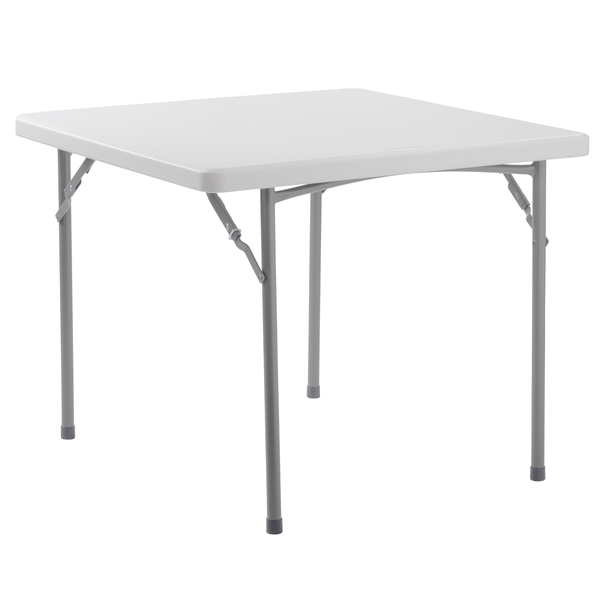National Public Seating NPS 36" x 36" Heavy Duty Folding Table, Speckled Gray BT3636